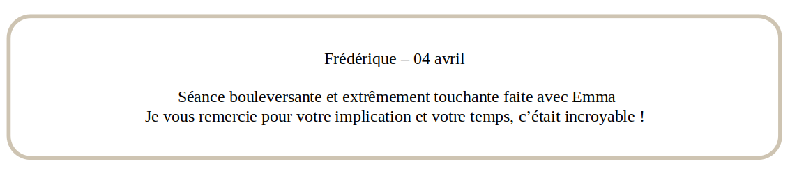 Frédérique – 04 avril