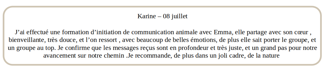 Karine – 08 juillet