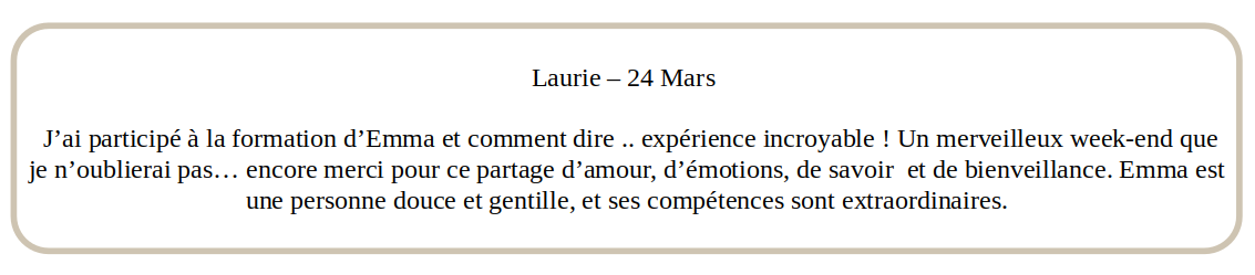 Laurie – 24 Mars