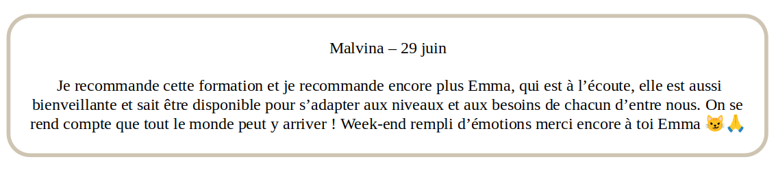 Malvina – 29 juin